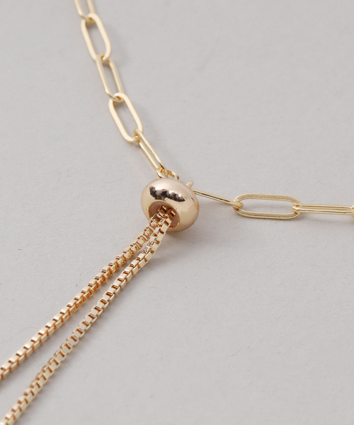 Noble(ノーブル)の「PETER+JUNE/ピーターアンドジューン Redford Bolo Necklace(ネックレス・レディース・ゴールド・FREE)」の7枚目の写真