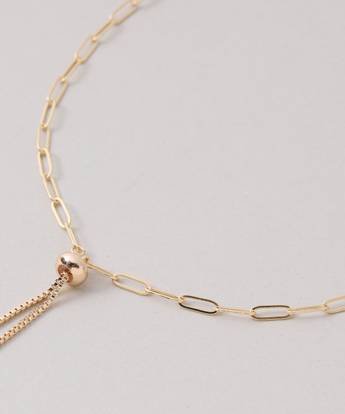 Noble(ノーブル)の「PETER+JUNE/ピーターアンドジューン Redford Bolo Necklace(ネックレス・レディース・ゴールド・FREE)」の8枚目の写真