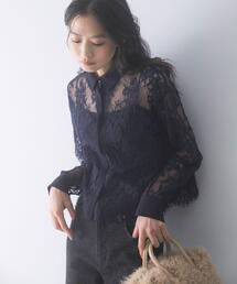 URBAN RESEARCH ROSSO WOMEN | レースクレリックシャツ(シャツ/ブラウス)