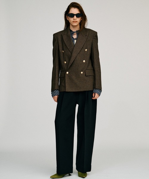 PRANK PROJECT(プランクプロジェクト)の「【2026Autumn Pre-Order】ベルト付きスラックス / Belted Slacks(スラックス・レディース・グレー/ブラック・38/36/34)」の9枚目の写真