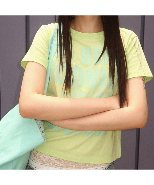 KILLIMAN(キリマン)の「Iconic Grapic T-shirts (4color)(Tシャツ/カットソー・レディース・グリーン/ブルー/レッド/パープル・FREE)」の2枚目の写真