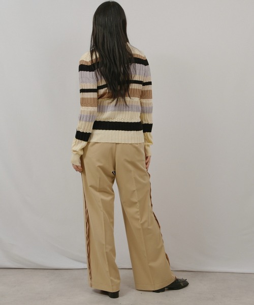 palm RICHE（ポームリシュ）の「ベルテッドPT（その他パンツ・レディース・オレンジ系その他/ベージュ/チャコールグレー・M）」の4枚目の写真