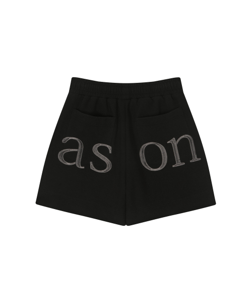 ASON(アズオン)の「TRACK SHORT PANTS / BLACK(その他パンツ・レディース・その他・FREE)」の3枚目の写真