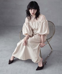 aity（アイティ）の「タフタ×チュール バルーンスリーブ ワンピース オケージョンドレス パーティー 結婚式（ドレス）」
