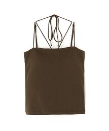 CLANE/クラネ/THIN CORD HALTER NECK