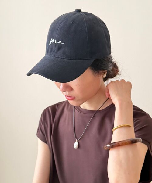 le.coeur blanc(ルクールブラン)の「《WEB限定》meロゴキャップ(キャップ・レディース・ブラック/グレー/オフホワイト・FREE)」の8枚目の写真