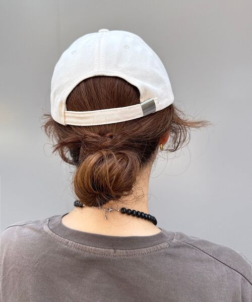 le.coeur blanc(ルクールブラン)の「《WEB限定》meロゴキャップ(キャップ・レディース・ブラック/グレー/オフホワイト・FREE)」の13枚目の写真