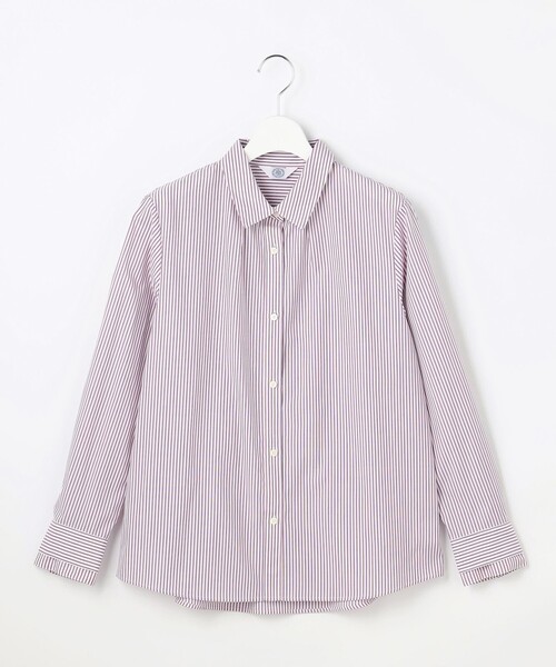 J.PRESS(ジェイプレス)の「【シーンレスに活躍】コンパクトエステネージュ シャツ ブラウス(シャツ/ブラウス・レディース・ホワイト系/ネイビー系1/ライトグレー系1/サックスブルー系・T13/T15)」の7枚目の写真