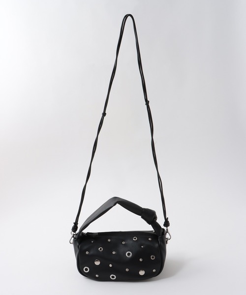 Three Four Time(スリーフォータイム)の「ノットハンドルスタッズBAG(ショルダーバッグ・レディース・ブラック・FREE)」の11枚目の写真