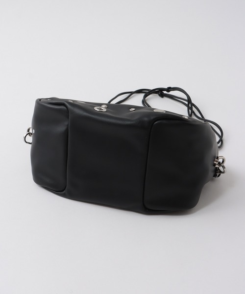 Three Four Time(スリーフォータイム)の「ノットハンドルスタッズBAG(ショルダーバッグ・レディース・ブラック・FREE)」の10枚目の写真