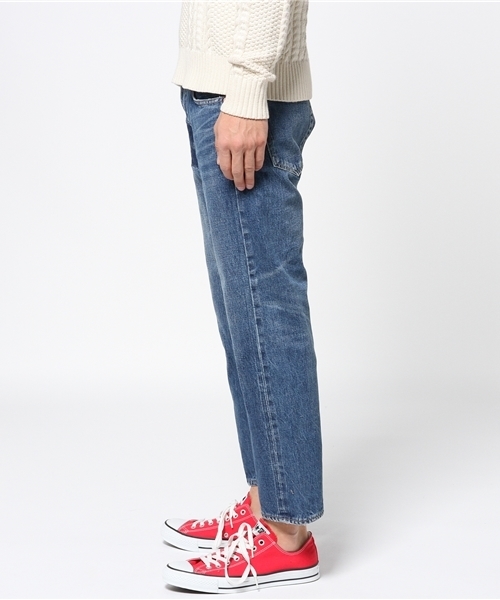 HBNS（ハバノス）の「◇HBNS / ハバノス ユーズドアンクルデニムパンツ（デニムパンツ・メンズ・ブルー系その他・SMALL/MEDIUM）」の2枚目の写真