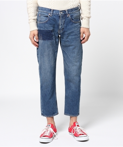 HBNS（ハバノス）の「◇HBNS / ハバノス ユーズドアンクルデニムパンツ（デニムパンツ・メンズ・ブルー系その他・SMALL/MEDIUM）」の4枚目の写真