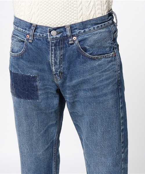 HBNS（ハバノス）の「◇HBNS / ハバノス ユーズドアンクルデニムパンツ（デニムパンツ・メンズ・ブルー系その他・SMALL/MEDIUM）」の5枚目の写真