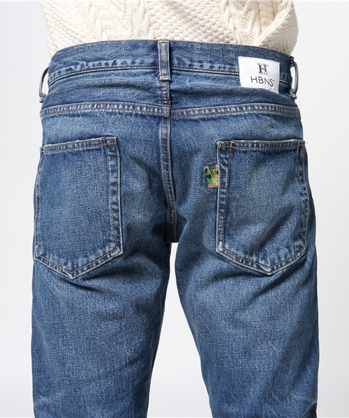 HBNS（ハバノス）の「◇HBNS / ハバノス ユーズドアンクルデニムパンツ（デニムパンツ・メンズ・ブルー系その他・SMALL/MEDIUM）」の7枚目の写真
