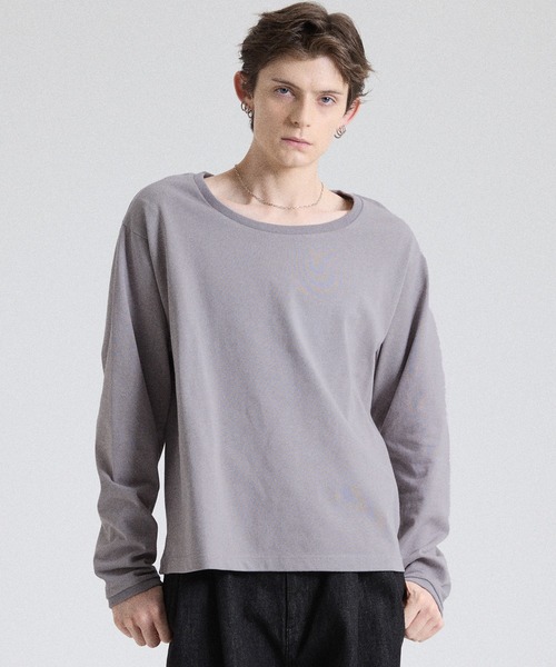 Parts Lab.(パーツラボ)の「【Parts Lab.】Heavy Weight Long Sleeve Tee / ヘビーウエイトロンT(Tシャツ/カットソー・メンズ・グレー/ホワイト/ブラック・M/S/L)」の3枚目の写真