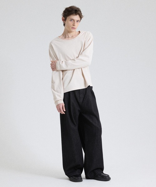 Parts Lab.(パーツラボ)の「【Parts Lab.】Heavy Weight Long Sleeve Tee / ヘビーウエイトロンT(Tシャツ/カットソー・メンズ・グレー/ホワイト/ブラック・M/S/L)」の21枚目の写真