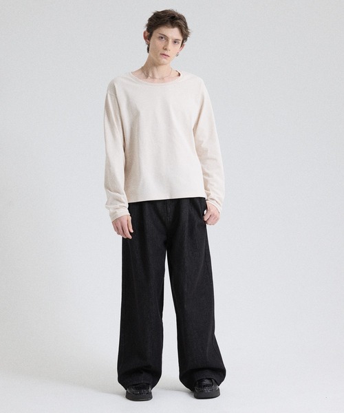 Parts Lab.(パーツラボ)の「【Parts Lab.】Heavy Weight Long Sleeve Tee / ヘビーウエイトロンT(Tシャツ/カットソー・メンズ・グレー/ホワイト/ブラック・M/S/L)」の10枚目の写真