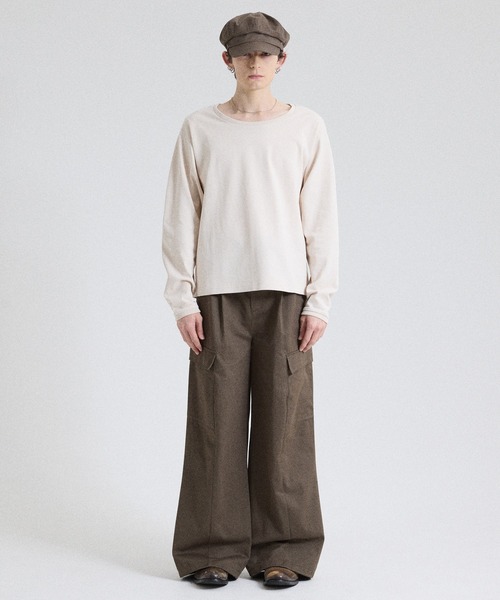 Parts Lab.(パーツラボ)の「【Parts Lab.】Heavy Weight Long Sleeve Tee / ヘビーウエイトロンT(Tシャツ/カットソー・メンズ・グレー/ホワイト/ブラック・M/S/L)」の12枚目の写真