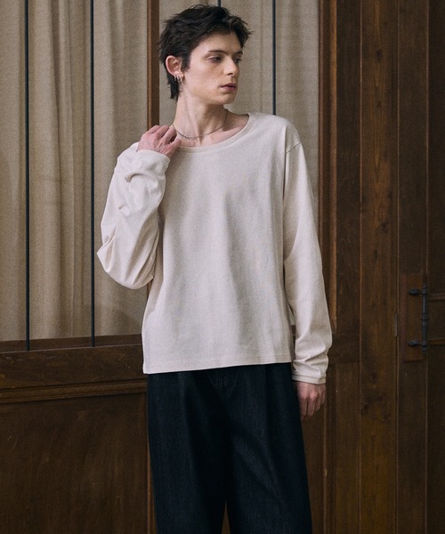 Parts Lab.(パーツラボ)の「【Parts Lab.】Heavy Weight Long Sleeve Tee / ヘビーウエイトロンT(Tシャツ/カットソー・メンズ・グレー/ホワイト/ブラック・M/S/L)」の9枚目の写真