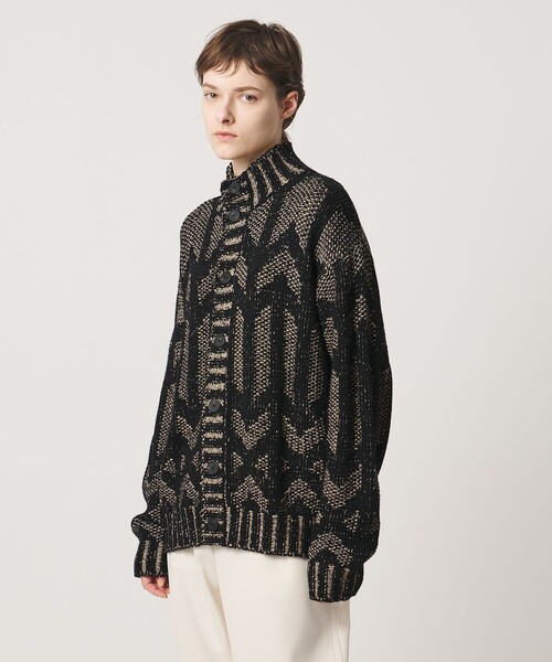 <LOEFF> MURAL жакардовый кардиган UNISEX