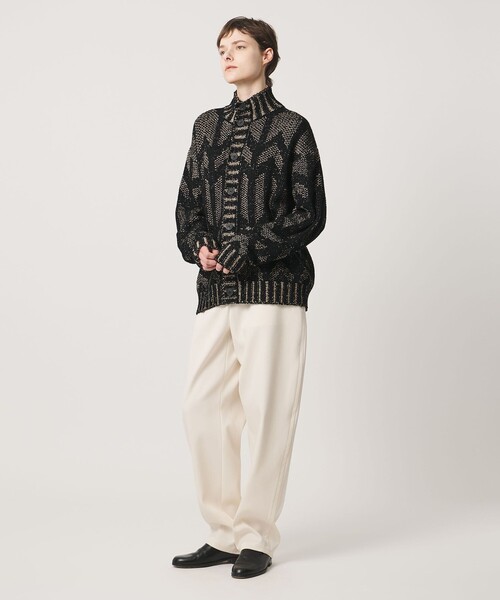 LOEFF(ロエフ)の「<LOEFF> MURAL ジャガード カーディガン UNISEX(カーディガン/ボレロ・レディース・ベージュ・0/2)」の3枚目の写真