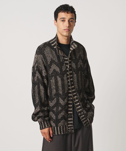 LOEFF(ロエフ)の「<LOEFF> MURAL ジャガード カーディガン UNISEX(カーディガン/ボレロ・レディース・ベージュ・0/2)」の4枚目の写真