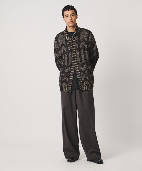 LOEFF(ロエフ)の「<LOEFF> MURAL ジャガード カーディガン UNISEX(カーディガン/ボレロ・レディース・ベージュ・0/2)」の7枚目の写真