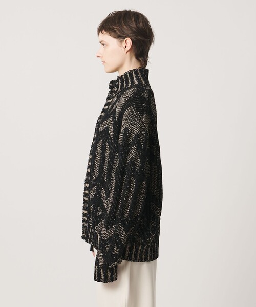 LOEFF(ロエフ)の「<LOEFF> MURAL ジャガード カーディガン UNISEX(カーディガン/ボレロ・レディース・ベージュ・0/2)」の10枚目の写真