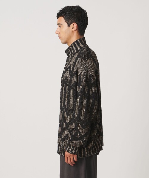 LOEFF(ロエフ)の「<LOEFF> MURAL ジャガード カーディガン UNISEX(カーディガン/ボレロ・レディース・ベージュ・0/2)」の14枚目の写真
