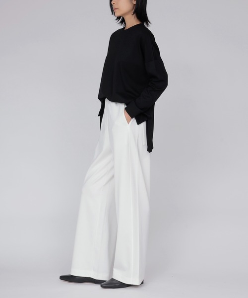 DRESSLAVE(ドレスレイブ)の「【CAMEALICO/カメアリコ】-B-(リラックスワイドパンツ)(その他パンツ・レディース・ホワイト/ブラック・38)」の17枚目の写真