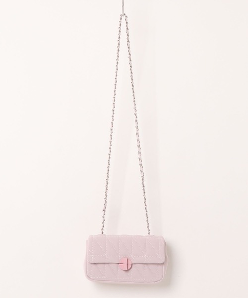 apres jour(アプレジュール)の「【apresjour ×ARIAZ】キルティングチェーンバッグ(ショルダーバッグ・レディース・ブラック/ピンク/ブルー/オフホワイト・FREE)」の13枚目の写真