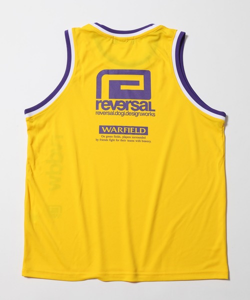 reversal.dogi.design.works（リバーサル・ドーギ・デザイン・ワークス）の「＜reversal/リバーサル＞WRF VERTICAL LINE TANK TOP（タンクトップ・メンズ・イエロー/レッド/ブラック・M/XL/L）」の14枚目の写真