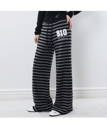 RL 910 STRIPE BOOTCUT PANTS(BLACK)