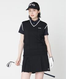 【PING APPAREL】Vネックニットベスト (LADIES)