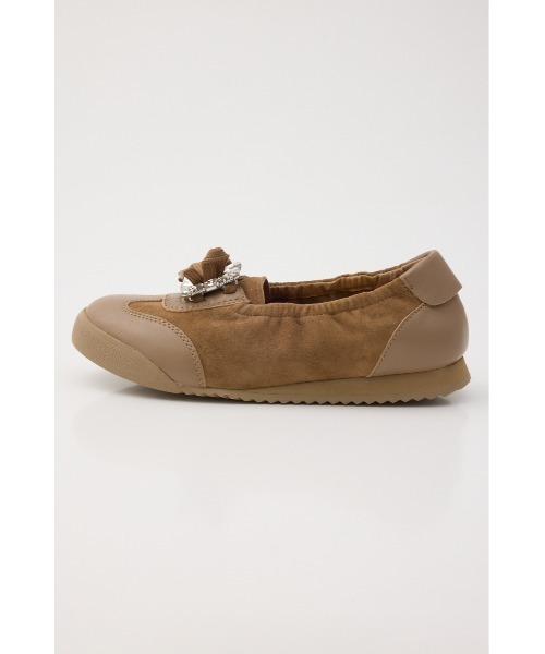 STACCATO(スタッカート)の「ローカットバレエスリッポン(スリッポン・レディース・ホワイト/ダークブラウン・24cm/23.5cm/23cm/22.5cm/24.5cm)」の9枚目の写真