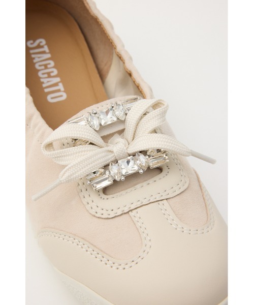 STACCATO(スタッカート)の「ローカットバレエスリッポン(スリッポン・レディース・ホワイト/ダークブラウン・24cm/23.5cm/23cm/22.5cm/24.5cm)」の18枚目の写真
