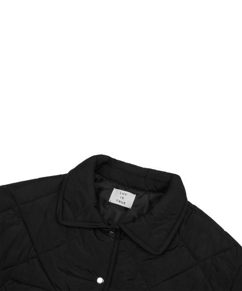 LUVISTRUE(ラヴイズトゥルー)の「OT QUILTING JACKET(BLACK)(ダウンジャケット/コート・レディース・その他・FREE)」の4枚目の写真