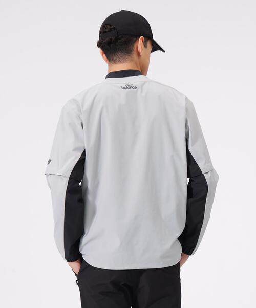 New Balance Golf(ニューバランスゴルフ)の「【new balance golf】袖脱着 クルーネック スニードジャケット (MENS)(その他トップス・メンズ・ブラック/グレー系その他3/カーキオリーブ・XX-LARGE/LARGE/X-LARGE/MEDIUM)」の12枚目の写真