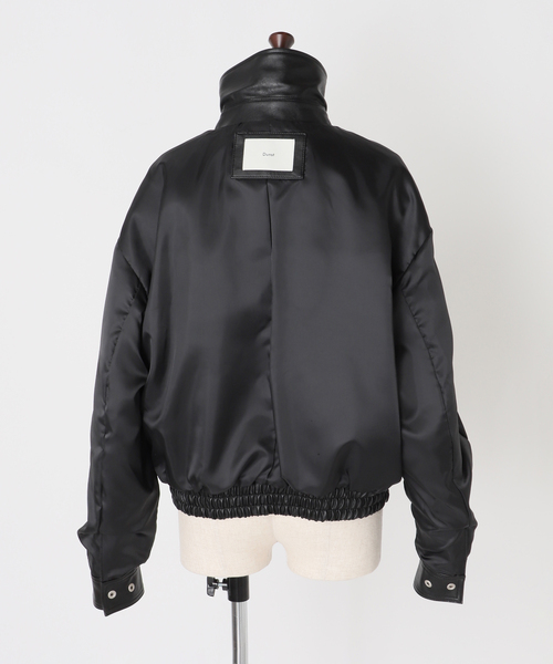 DUNST(ダンスト)の「DUNST/ダンスト UNISEX CROPPED ALTER-LEATHER BLOUSON ジャケット(その他アウター・レディース・ブラック・SMALL)」の21枚目の写真