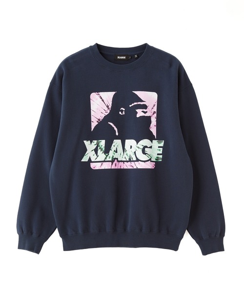 XLARGE(エクストララージ)の「PATTERN OG CREWNECK SWEATSHIRT(スウェット・メンズ・ブラック/ネイビー/アッシュ・XL/L/M/S)」の3枚目の写真