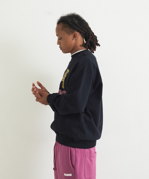 XLARGE(エクストララージ)の「PATTERN OG CREWNECK SWEATSHIRT(スウェット・メンズ・ブラック/ネイビー/アッシュ・XL/L/M/S)」の8枚目の写真