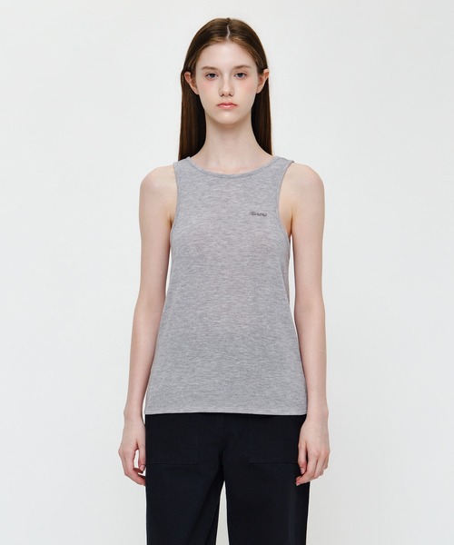 MARITHE + FRANCOIS GIRBAUD（マリテフランソワジルボー）の「W HENLEY NECK LAYERED LONG SLEEVE TEE（Tシャツ/カットソー・レディース・ネイビー/チャコール・SMALL/MEDIUM）」の19枚目の写真