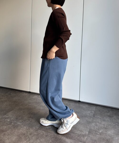 Jena espace merveilleux(ジェナ エスパスメルヴェイユ)の「【PalinkA/パリンカ】ダンボールカーブパンツ(その他パンツ・レディース・ライトグレー/ブルー・FREE)」の8枚目の写真