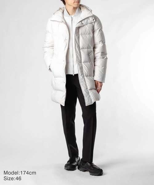 LARDINI(ラルディーニ)の「【LARDINI / ラルディーニ】DOWN JACKET IVORY IVC63632 ダウンジャケット(ダウンジャケット/コート・メンズ・ベージュ/ホワイト・50/48/46)」の3枚目の写真