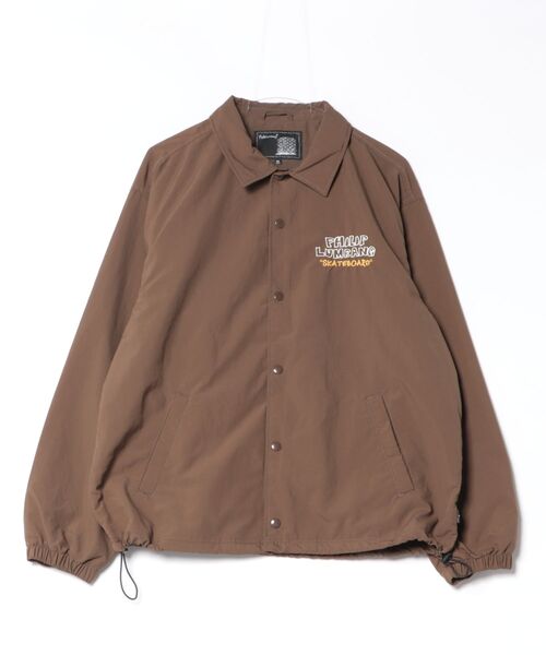 Philip Lumbang(フィリップランバン)の「Philip Lumbang/フィリップランバン コーチジャケット -SKATEBOARD-(ブルゾン・メンズ・カーキ/ライトグレー/ブラック/ブラウン・MEDIUM/LARGE/X-LARGE)」の3枚目の写真