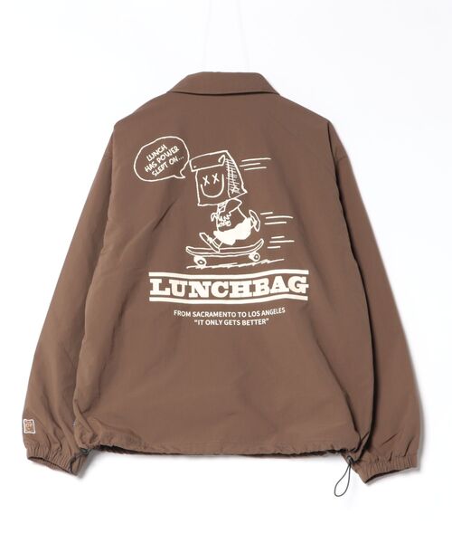 Philip Lumbang(フィリップランバン)の「Philip Lumbang/フィリップランバン コーチジャケット -SKATEBOARD-(ブルゾン・メンズ・カーキ/ライトグレー/ブラック/ブラウン・MEDIUM/LARGE/X-LARGE)」の5枚目の写真