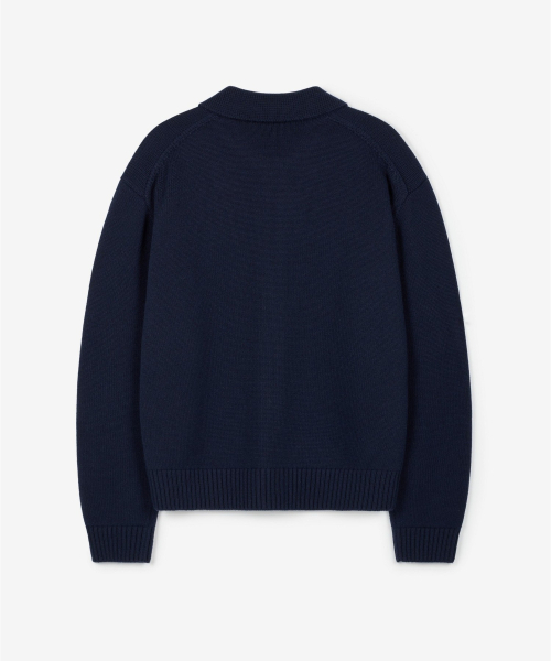 TNGT(ティーエヌジーティー)の「Oversize Gold Button Cardigan (Navy) TNSW6F102N2(カーディガン/ボレロ・レディース・その他・100/105/110/85/95)」の2枚目の写真