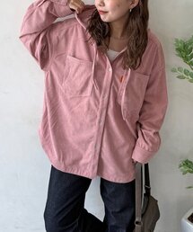 CPCM（シーピーシーエム）の「コーデュロイフードシャツ（シャツ/ブラウス）」