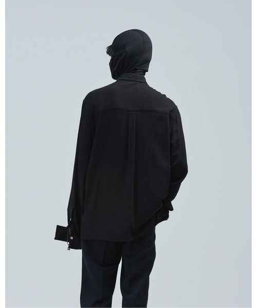 BED J.W. FORD(ベッドフォード)の「【BED J.W. FORD】Ribbon(シャツ/ブラウス・メンズ・ストライプ/ダークネイビー/ブラック・0/1)」の5枚目の写真