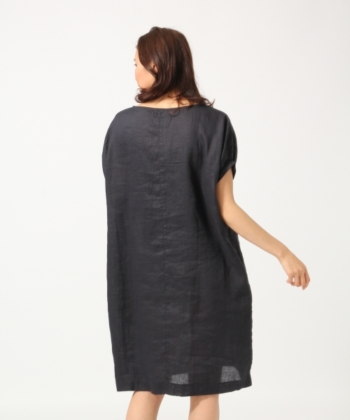 GLOBAL WORK(グローバルワーク)の「【高品質リネン使用】フレンチリネンパフワンピース半袖/715371(ワンピース・レディース・ワインレッド/ホワイト/ブルー/ネイビー・MEDIUM/LARGE)」の17枚目の写真